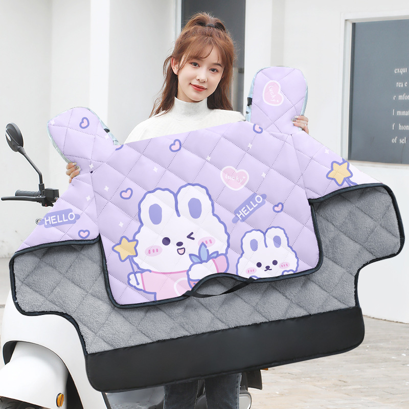 hello紫色兔【侧翼加宽加绒】时尚款