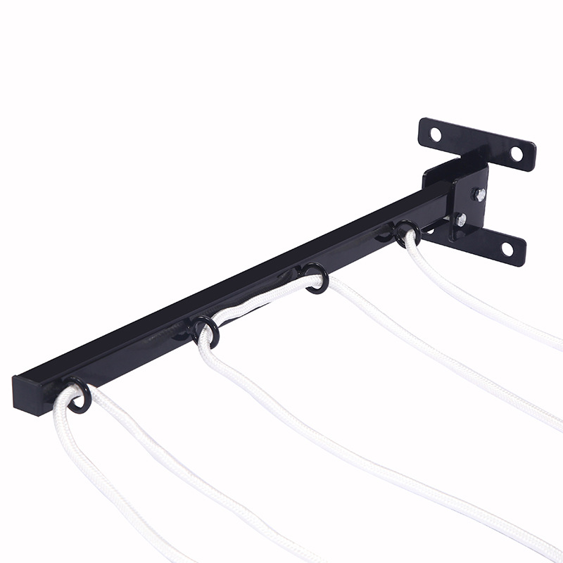 Exclusivo transfronterizo para tendedero plegable, alto soporte de carga, ahorro de espacio, tendedero, tendedero telescópico perforado al por mayor