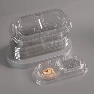 猫碗流浪喂食二合一次性宠物粮食户外饭碗饭盆喝水防偷防蚂蚁打翻