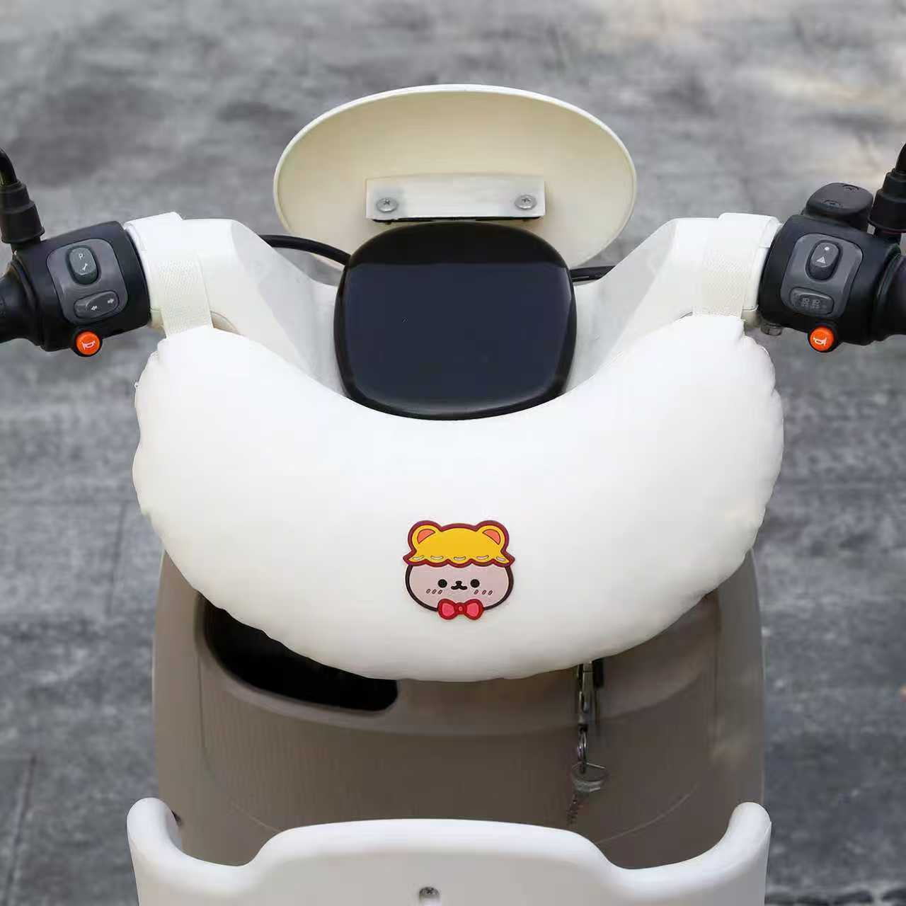 无 – Electric Car Elektromobil üçün bamper qoruyucu yastıqlar - yellow-hat-bear-baby-anti-collision-pad