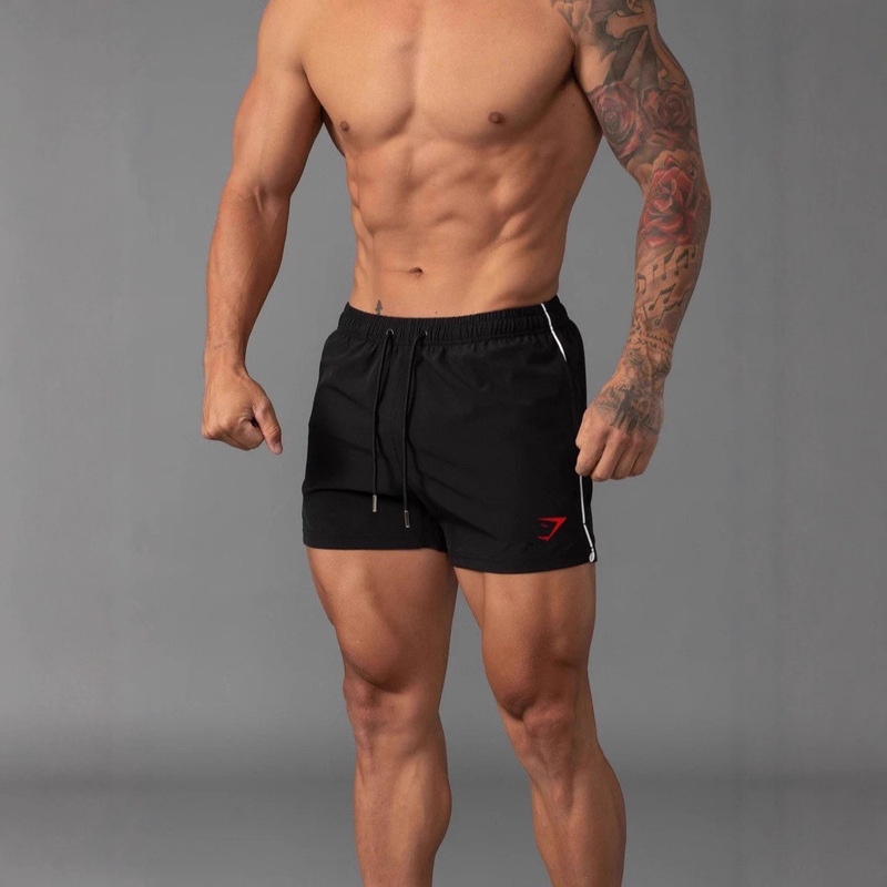 Gymshark Shorts Men's Summer Quick-Drying Sports Fitness Pants Thin Casual Running Breathable Men's Training Pants