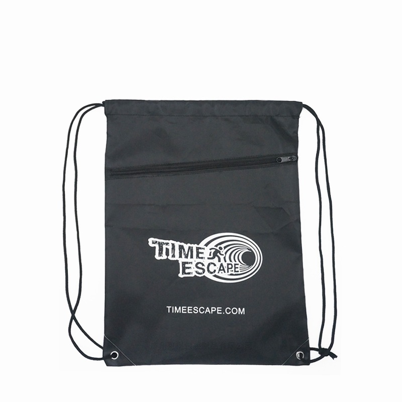 供应涤纶背包束口袋手提可抽绳丝印尼龙布袋子广告马拉松背包袋