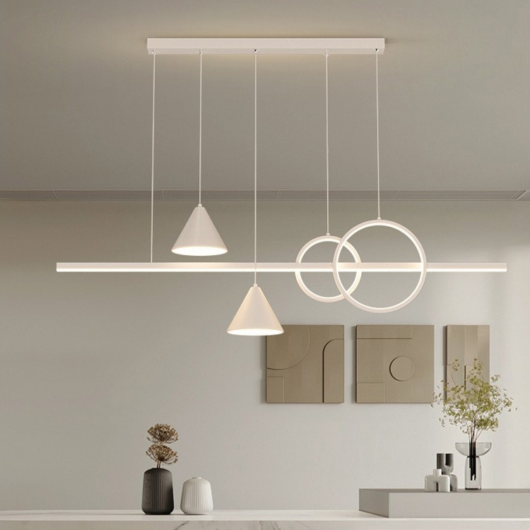 2026 nueva lámpara de bar de sala de té simple de tres cabezas en la mesa de comedor de lámpara de candelabro Zhongshan fabricantes