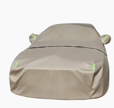 Car clothing rain, and snow protection, suitable - 2s3500x1700x1500-suitable-for-hatchback-vehicles-210d-oxford-fabric-in-luxurious-gold-color