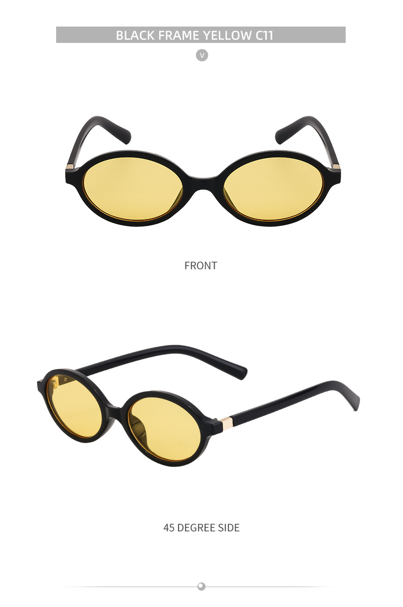 45g Weight Full Frame Glasses Structure Sunglasses Classification Pc Lens Material Round Frame Glasses Style Outdoor, Travel Occasion Solid Color Pattern Unisex Gender Simple Style Style Simple Style Solid Color Pc Round Frame Full Frame Glasses 8