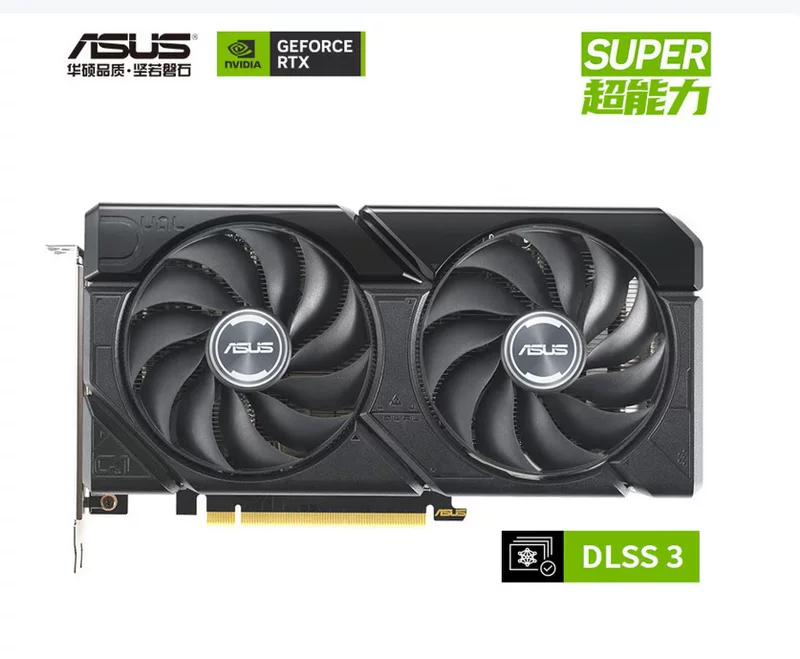 Suitable for ASUS desktop computer host high-performance graphics card DUAL-RTX 4070S-12G-EVO Snow Leopard