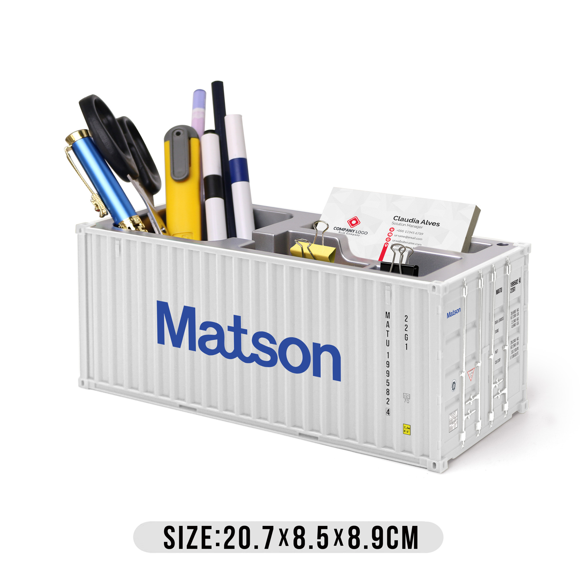 Caja de tarjetas de visita de Meisen Pen Holder