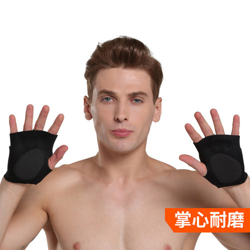 Factory direct sales outdoor fitness weightlifting basketball gloves wear-resistant anti-slip cycling half-finger shock-absorbing gloves