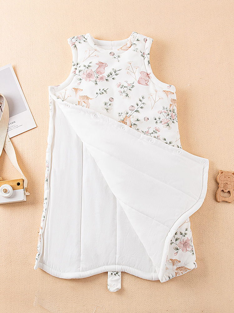 Cotton demi-season sleeping bag for baby