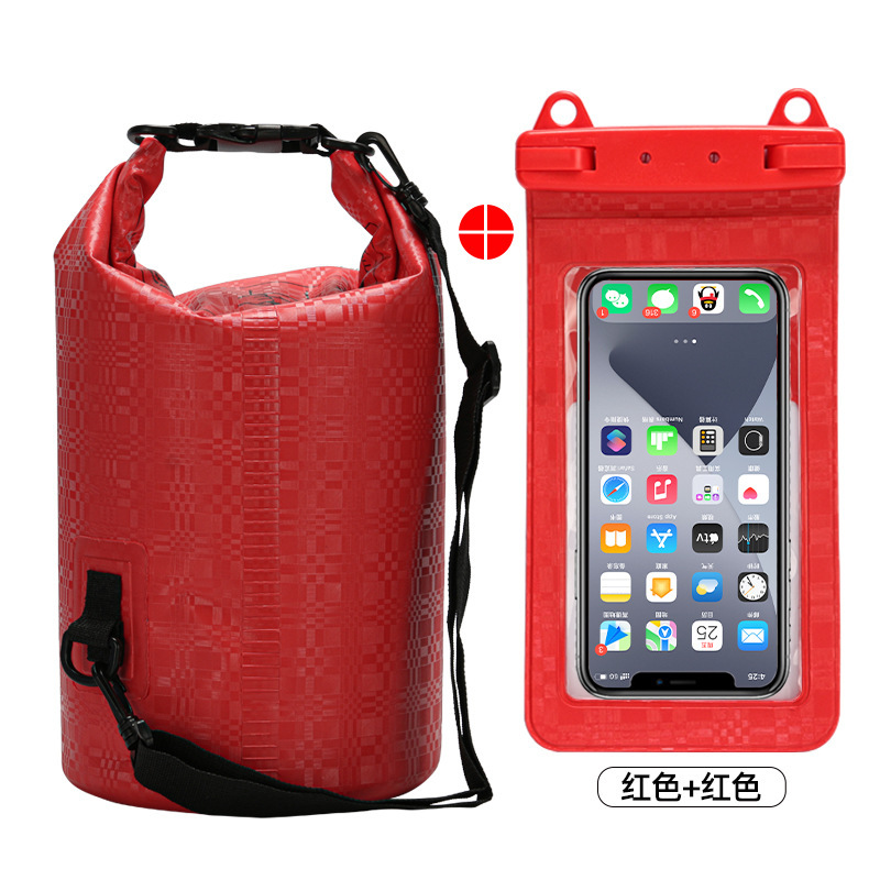 Verano playa caliente deriva bolsa de natación al aire libre mochila individual PVC impermeable bolsa de teléfono móvil Portátil Bolsa de cubo grande