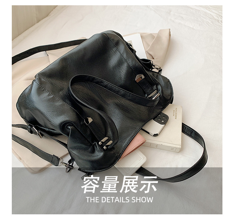 New fashionable European and American women's bags, retro and simple single-shoulder bags, large-capacity high-quality handbags, elegant crossbody bags are in stock undefined
