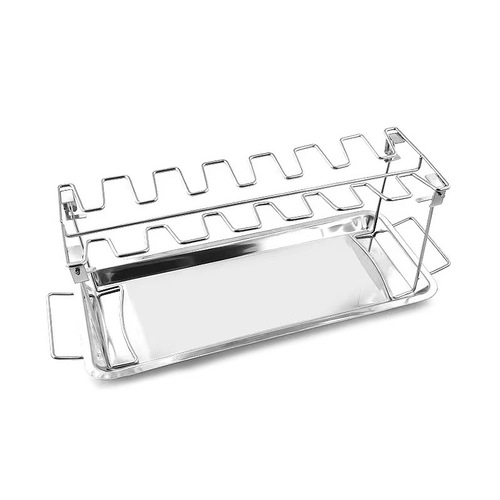 14-fold stainless steel grilled chicken leg tray barbecue grill outdoor portable chassis grill bbq barbecue grill chicken