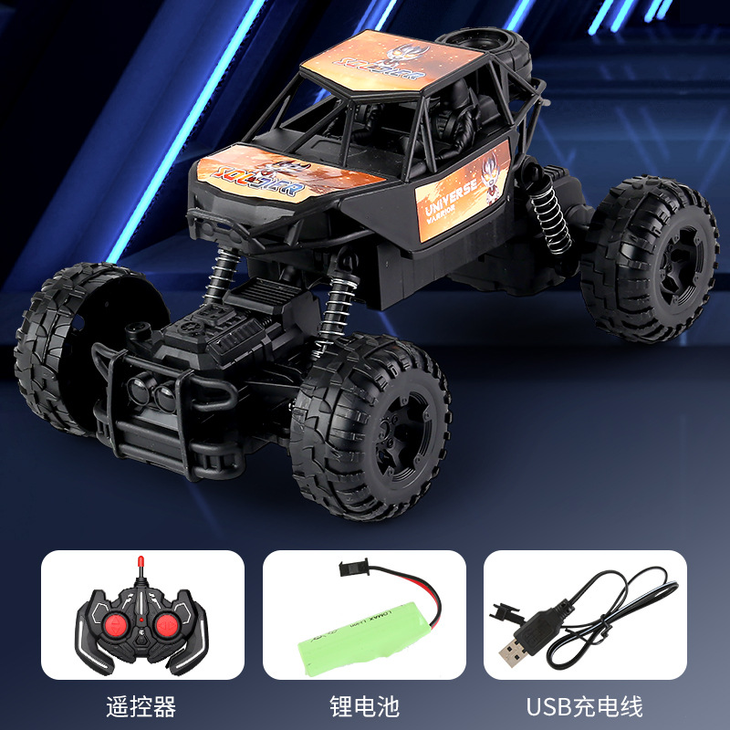Otte Alliance coche de control remoto de dibujos animados para niños control remoto vehículo todoterreno coche eléctrico recargable coche de escalada paquete pequeño transfronterizo