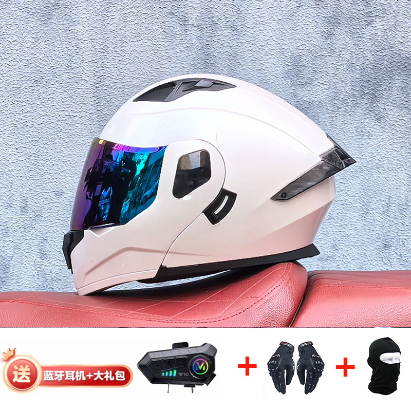 Blanco perla con Bluetooth Y10 chapado en color