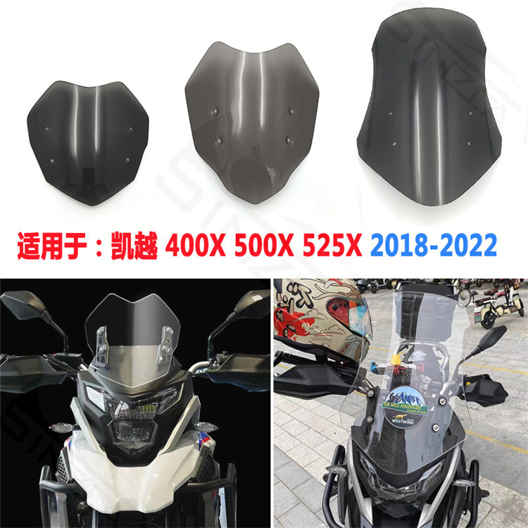 Applicable to Kaudo 400X 500X 525X 2018-2022 windshield windshield…