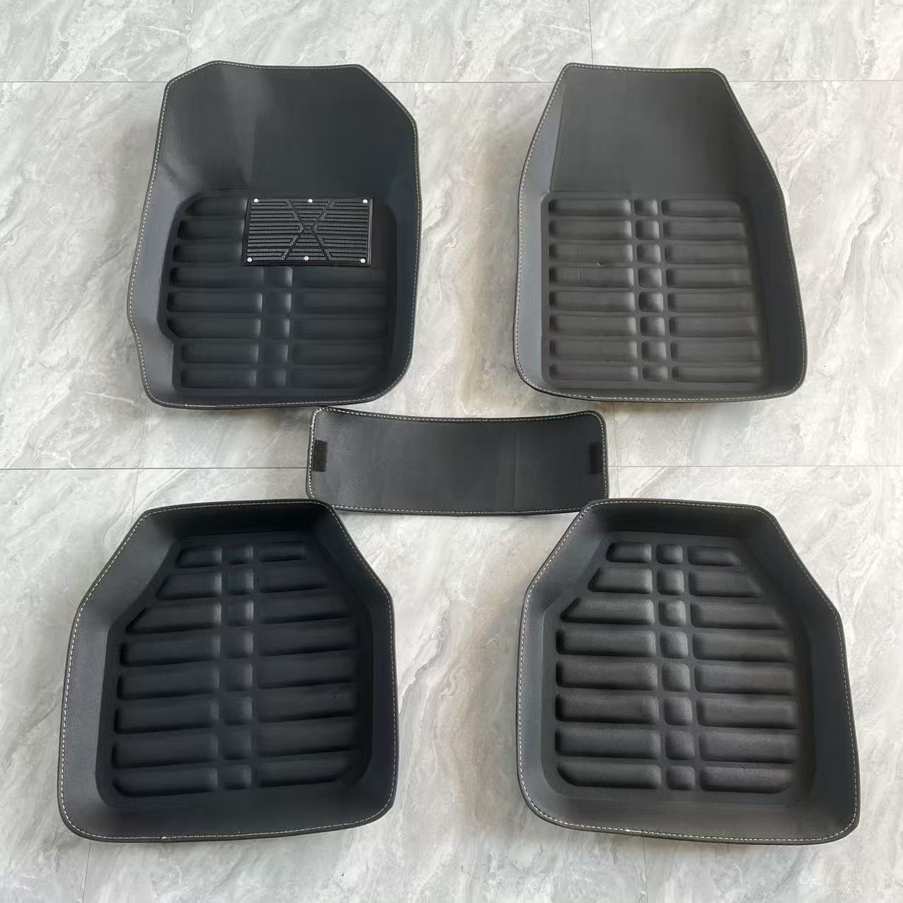 Amazon Wholesale Dropshipping Right-Hand Drive Car Floor Mats, Temu Universal Car Floor Mats Five-Piece Set