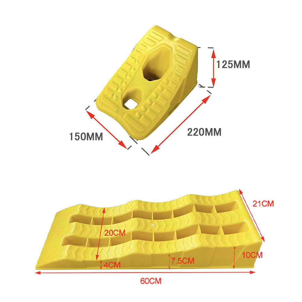 出口澳洲畅销止轮块止滑器停车楔房车RV坡道三步阶房垫