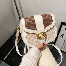 外贸流行包包女2026新款手提小包复古宽肩带马鞍包休闲单肩斜跨包