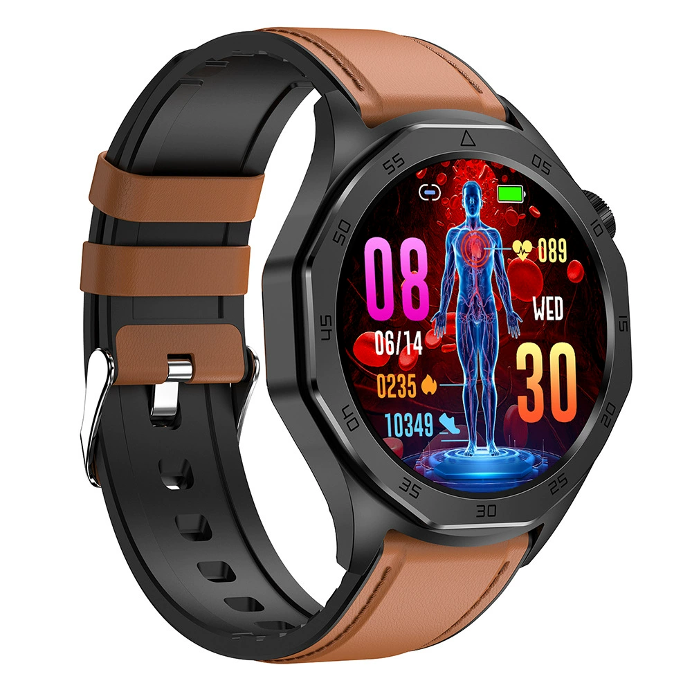 Смарт-часы ET480 с Bluetooth вызовом, экран AMOLED, ЭКГ, условное объединение сердец, гибкая Здоровье