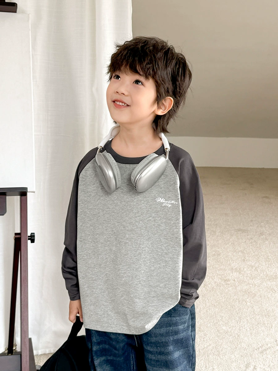 海妈家 Autumn cotton children's long-sleeve for boys, western style, Korean style, children's clothing
