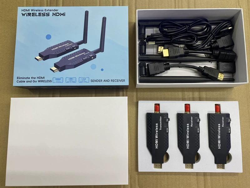 50 метров HD беспроводной расширитель приёмопередатчик комнаты 50m HDMI WIFI EXTENDER HD 1080P