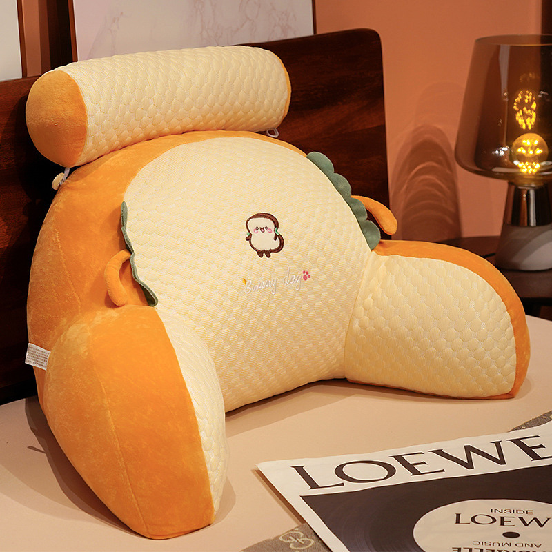 Ice Doudou cabecera de cama cojín suave almohada de maternidad cama lectura almohada dormitorio sofá jugando teléfono móvil respaldo grande