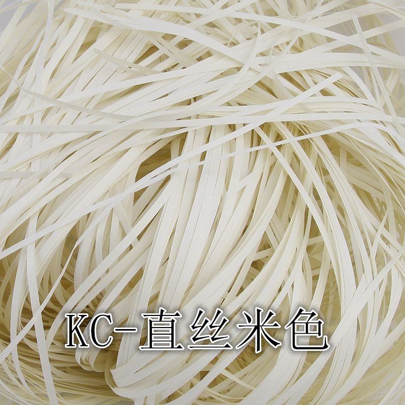 스트레이트 실크-베이지