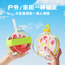 ZOWEI工厂直销跨境专供冰格壶夏天必备家用制冰格水壶两用二合一