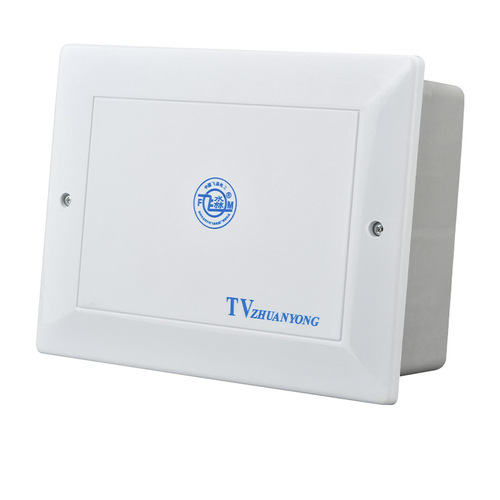 Plastic TV phone distribution box 15*20 TV phone line distribution box multimedia TV wiring box low-voltage box