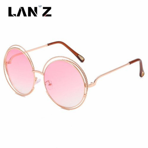 8048 upgraded version of the popular oversized round retro hollow sun glasses with gradient color, a face-shaping wonder.