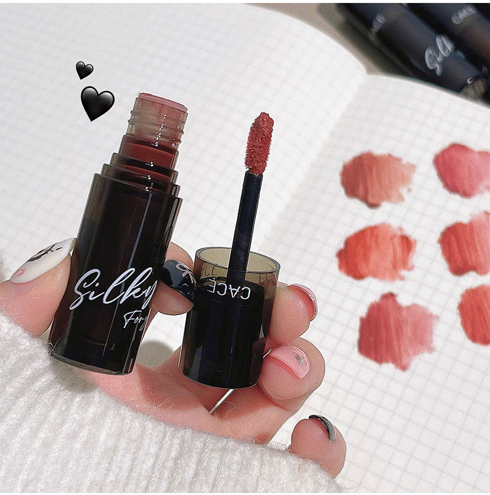 CACE White Tea Mocha Matte Lip Mud Affordable for Students, smooth and color-enhancing Lip mud matte matte wholesale undefined