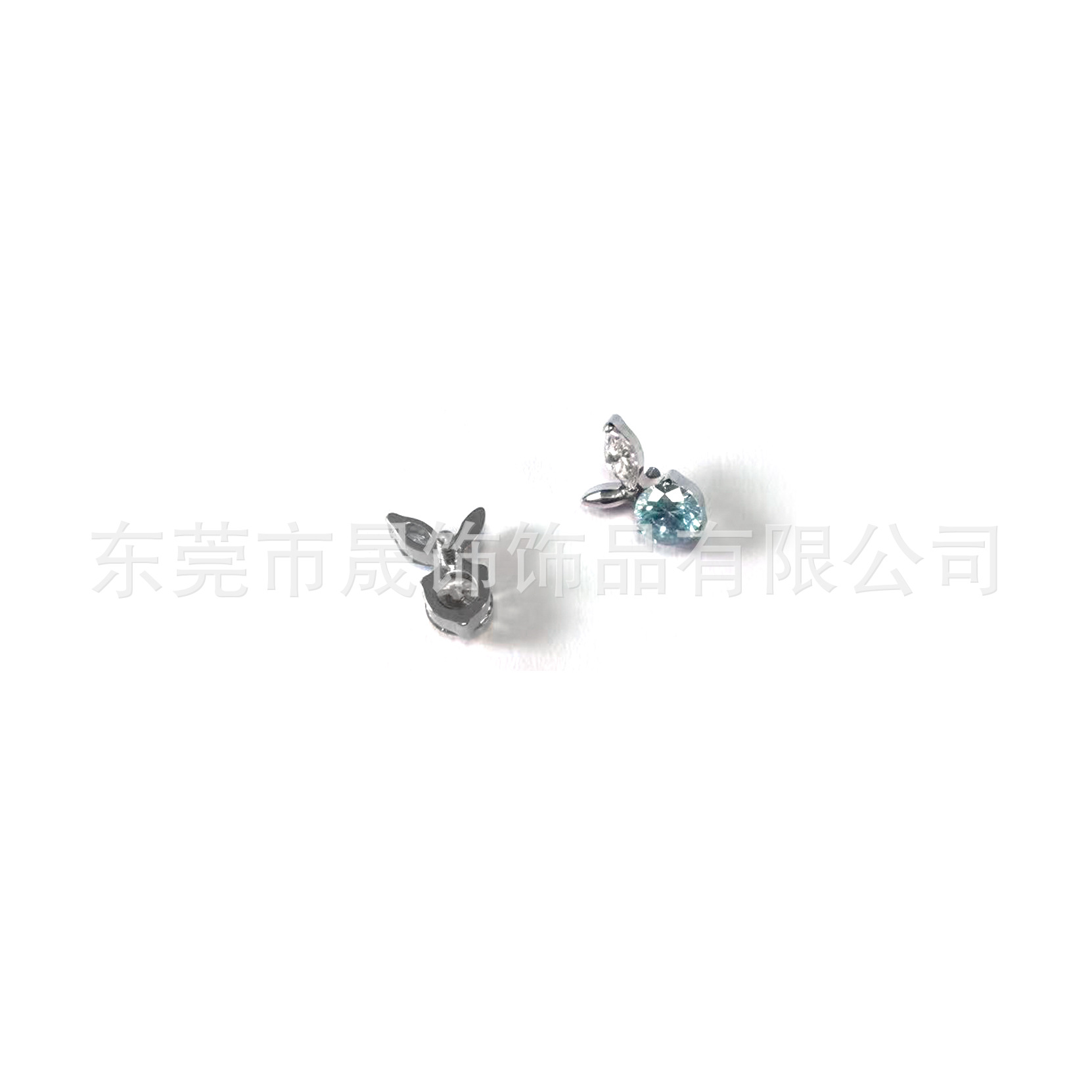 F136 Titanium Alloy 清新水果 Ear Stud Studded 5A圆 Zirconia Cubic Zirconia Helix Cartilage Stud G23 Titanium Internal Thread Piercing Jewelry