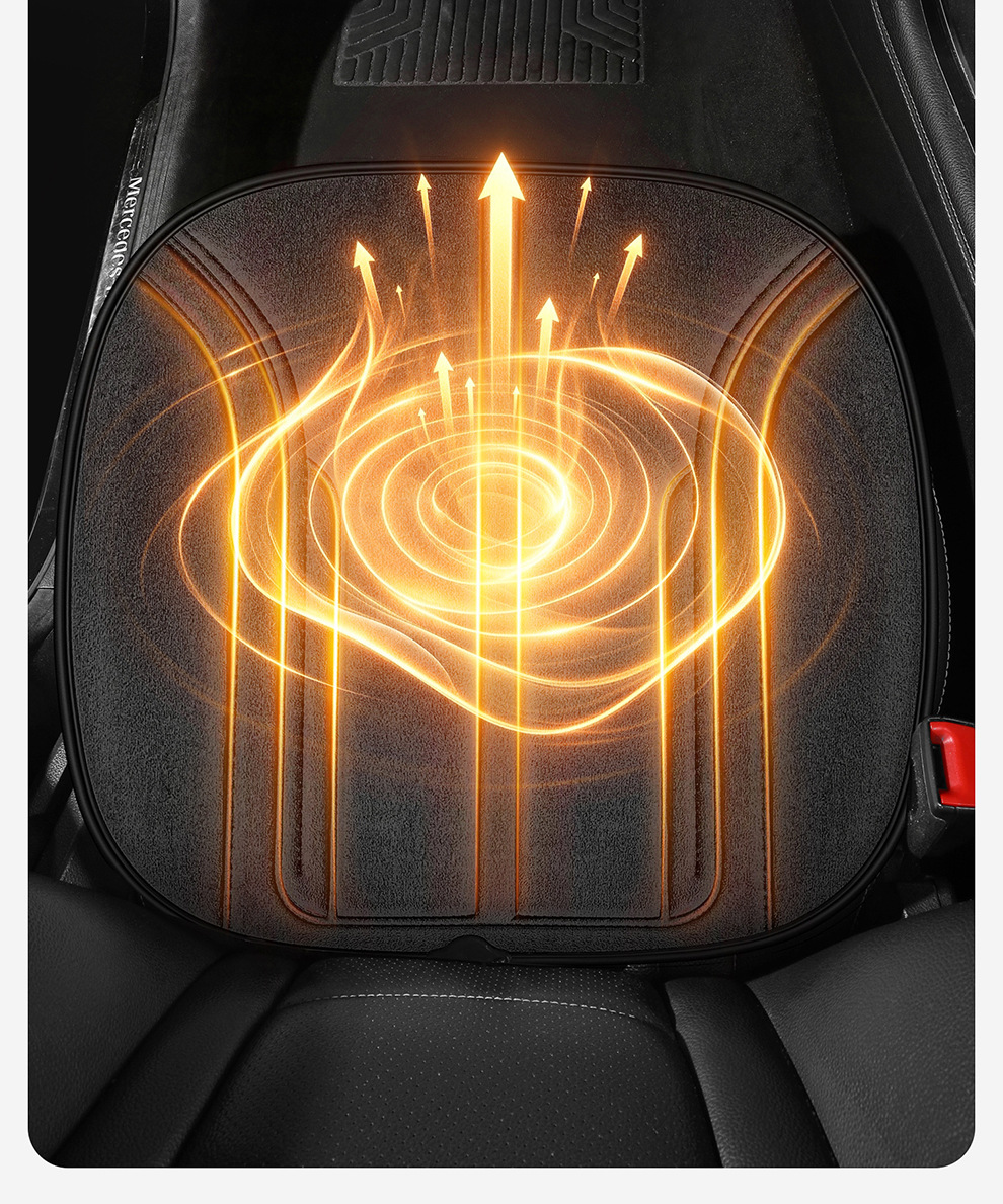 New Winter Car Heated Seat Cushion 5V Electric Heated Seat Cushion Universal for Car and Home Use Quick Heating Square Cushion USB Version