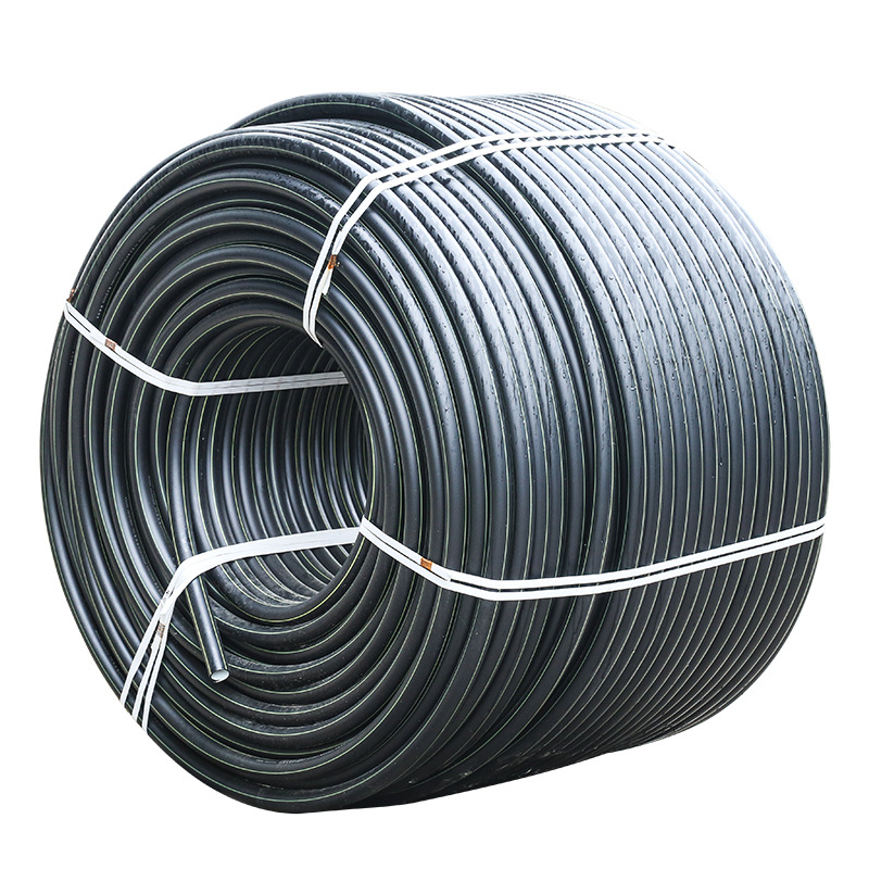 PE water supply pipe 4 minutes 20 tap water drinking black HDPE coil PE drainage hard pipe irrigatio