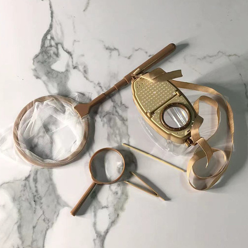 Wholesale Manufacturer Children's Insect Magnifying Observation Box with Catching Net Bag and Feeding Transparent Collector Observation Box