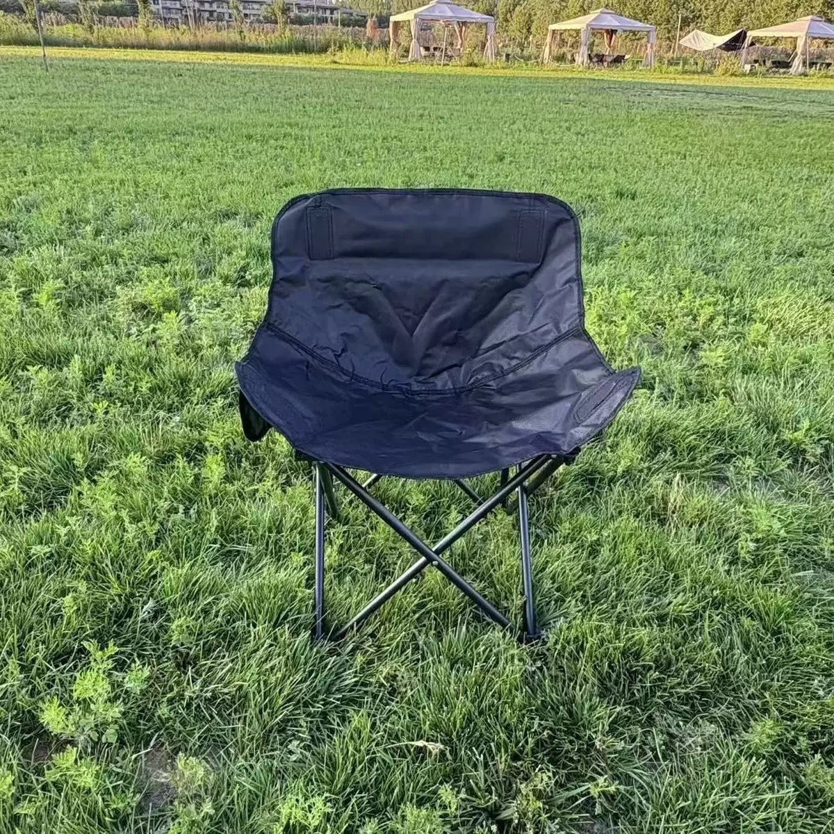 Silla de dibujo de camping de campo picnic de arte portátil taburete de pesca ligero al aire libre luna plegable sillón cama plegable