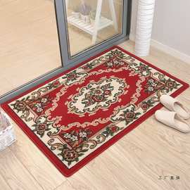 机织地毯入户地垫门垫红色进门脚垫家用防滑厨房门口客厅玄关垫子