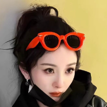 杨幂同款时尚太阳镜2025新款跨境欧美个性太阳眼镜潮墨镜女高级感