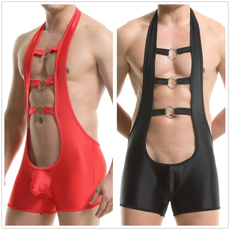 Cross-border new men's underwear underwear sexy one-piece wrestling suit hanging iron ring men's hanging boxer cat will be 2301 Cross-border new men's underwear underwear sexy one-piece wrestling suit hanging iron ring men's hanging boxer cat will be 2301