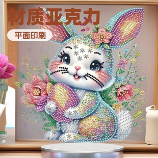 ���F؛����ƷTabletopDiamondArtPaint�ͻ����ƽ��ӡˢ�ʯ