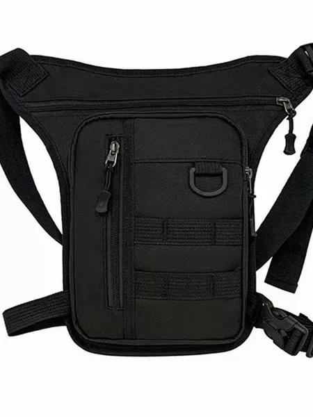 Cross-Border New Style Men's Waist and Leg Bag, Multi-Functional Waterproof Shoulder Crossbody Bag, Outdoor Sports Bag, Wholesale Street Fashion