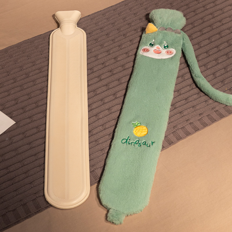 Bolsa de agua caliente de invierno almohada de tira larga almohada para niñas dormir piernas para dormir cama de peluche dormitorio de estudiantes cama caliente de invierno image 10