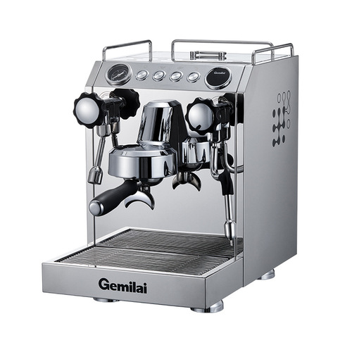 Gramley CRM3145 Dual Eyed Italian Espresso Semi-Automatic Commercial Coffee Machine Home Professional Steam Milk Foam Machine