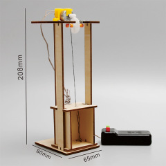 Primary and secondary school students' hands-on science experiment elevator assembly STEM DIY educational toy