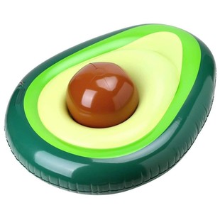 Manufacturer's Best-Selling Customized Pvc Inflatable Floating Row Pvc Inflatable Green Thickeneded Avocado Floating Row Quality Assurance