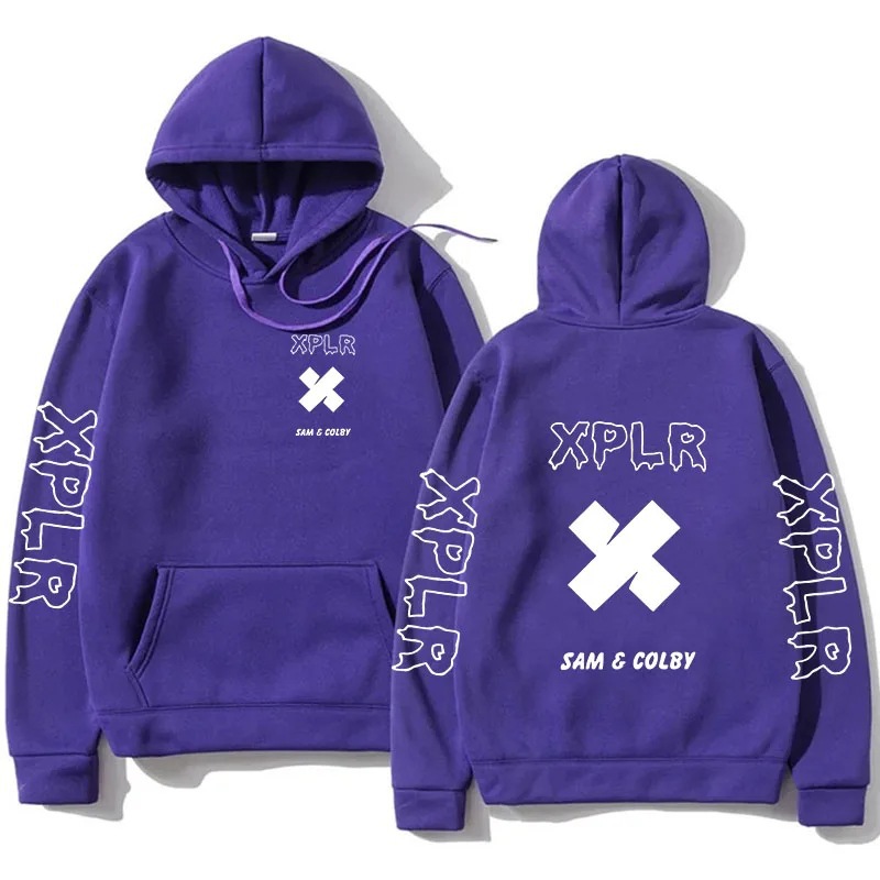 2024 Men Xplr Hoodie Sam y Colby Chainlink Merch Heart Sha