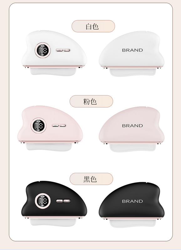 新しい電気翡翠スクレーピング器具光子温湿布美容器具 V フェイスリフティング振動マッサージスクレーピングボードメーカー|undefined