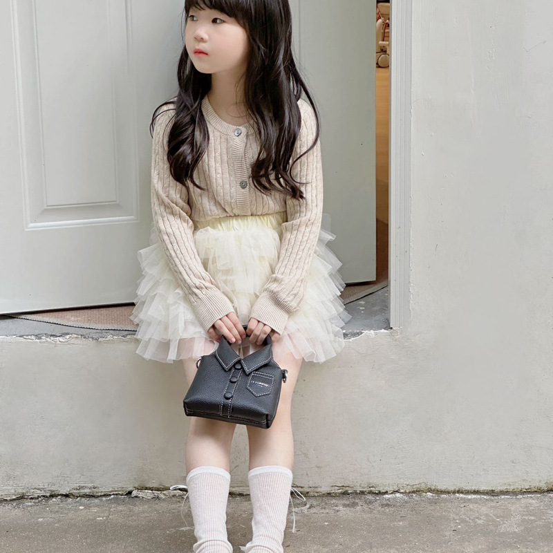 Tendencia personales bolsas de ropa de chicas modas simples de color sólido mini mochila de bebé 2025 nueva bolsa para niños