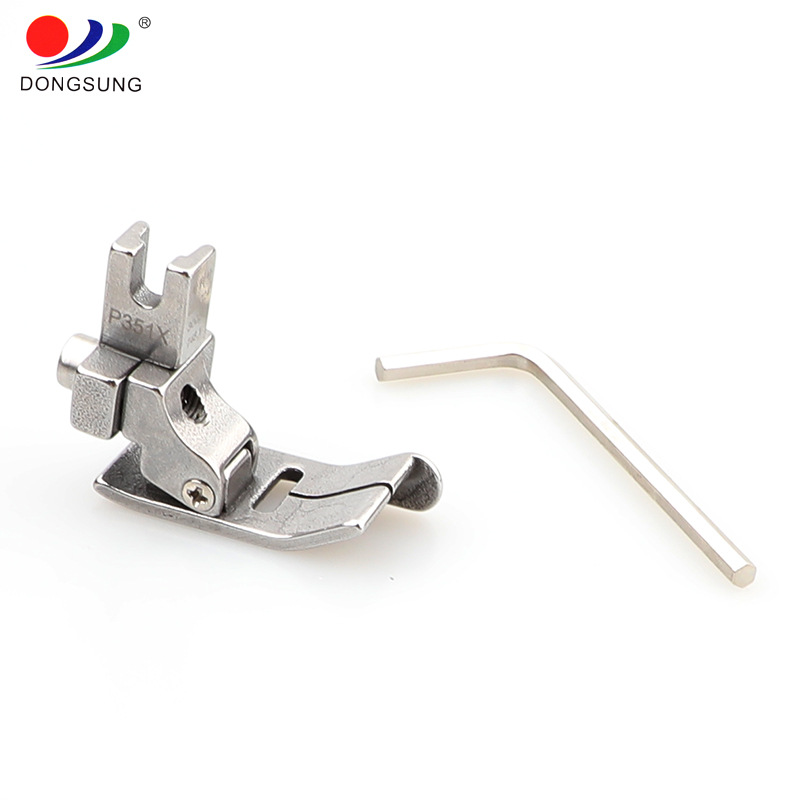 电脑缝纫平车可调压脚 右挡边压明显压脚 厚料压脚 P351X