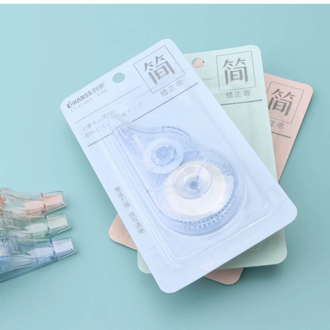 Канцелярские товары оптом Chuangsi мультфильм большой емкости корректирующая лента ПЭТ измененная лента